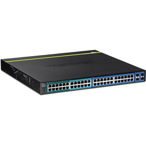 TRENDnet TPE-4840WS 48-Port Gigabit Web Smart PoE  TPE-4840WS, TRENDnet, TPE-4840WS, 48-Port, Gigabit, Web, Smart, PoE, TPE-4840WS