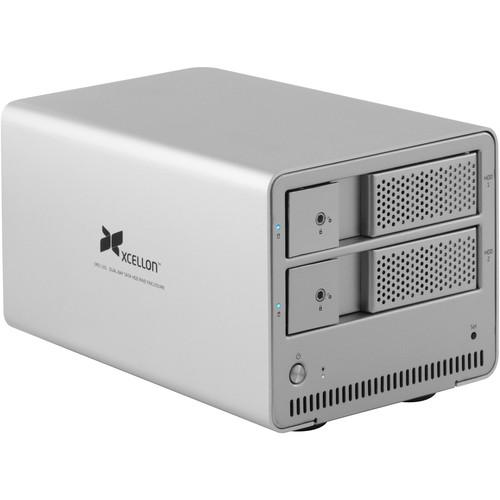 Xcellon DRD-101 2TB (2 x 1TB) Dual-Bay Enclosure Kit with Drives