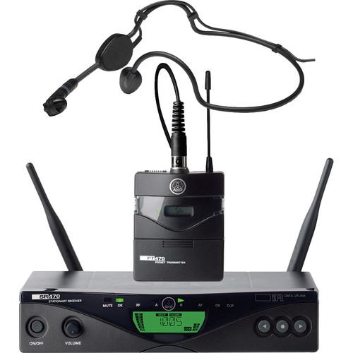 AKG WMS 470 Sports Set Wireless Headworn Microphone 3308H00010
