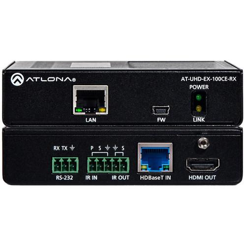 Atlona 4K/UHD HDMI HDBaseT Receiver over Cat AT-UHD-EX-100CE-RX