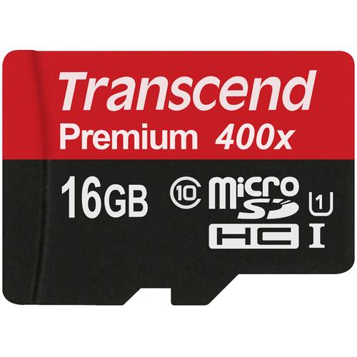 16GB microSDHC Memory Card and EU Charging