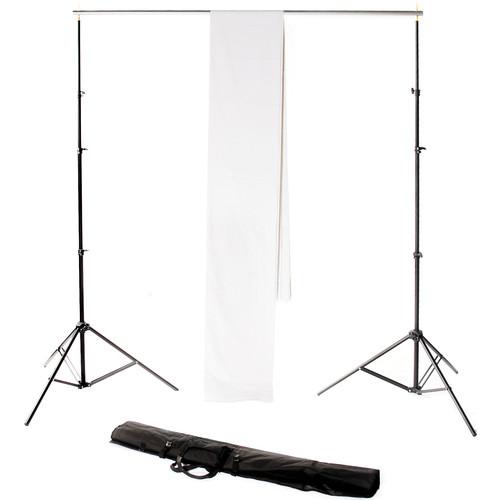 Backdrop Alley Studio Kit with Stand and 10 x 24' STDKT-24W