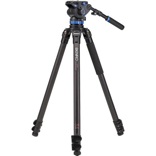 Benro S7 Video Tripod Kit with A373F Carbon Fiber Legs C373FBS7, Benro, S7, Video, Tripod, Kit, with, A373F, Carbon, Fiber, Legs, C373FBS7