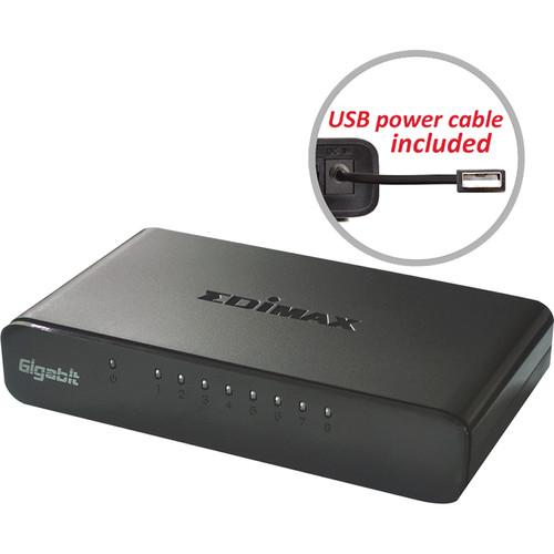 EDIMAX Technology 8-Port Gigabit Desktop Switch ES-5800G V3, EDIMAX, Technology, 8-Port, Gigabit, Desktop, Switch, ES-5800G, V3,