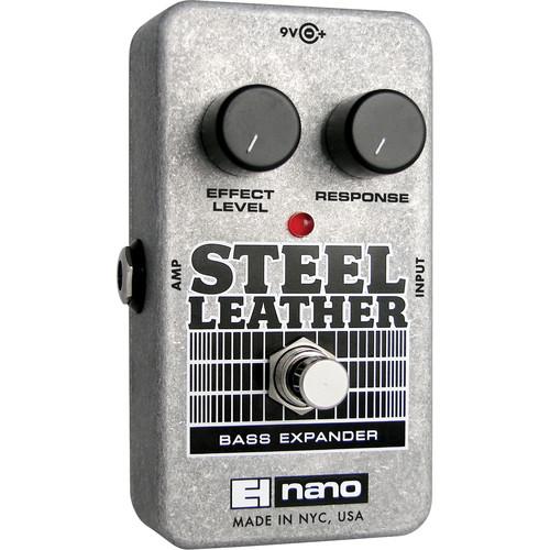 Electro-Harmonix Steel Leather Bass Expander Pedal STEEL LEATHER, Electro-Harmonix, Steel, Leather, Bass, Expander, Pedal, STEEL, LEATHER