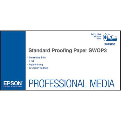 Epson Standard Proofing SWOP3 Semimatte Inkjet Paper S045155, Epson, Standard, Proofing, SWOP3, Semimatte, Inkjet, Paper, S045155,