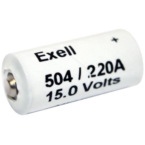 Exell Battery A220/504A 15V Alkaline Battery (60 mAh) A220/504A, Exell, Battery, A220/504A, 15V, Alkaline, Battery, 60, mAh, A220/504A