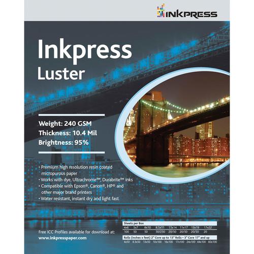 Inkpress Media RC Luster Paper for Inkjet PCL81250, Inkpress, Media, RC, Luster, Paper, Inkjet, PCL81250,
