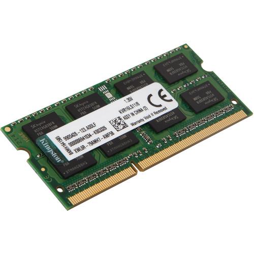 Kingston 8GB DDR3L 1600 MHz SODIMM Memory Module KVR16LS11/8, Kingston, 8GB, DDR3L, 1600, MHz, SODIMM, Memory, Module, KVR16LS11/8,