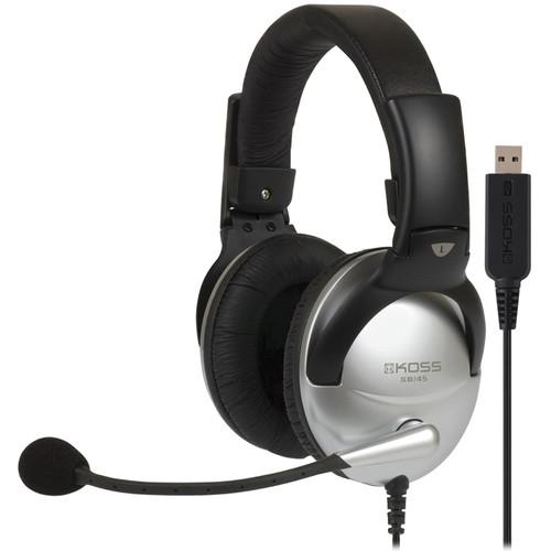 Koss SB45 USB Communication Headsets with Noise-Reduction 178203