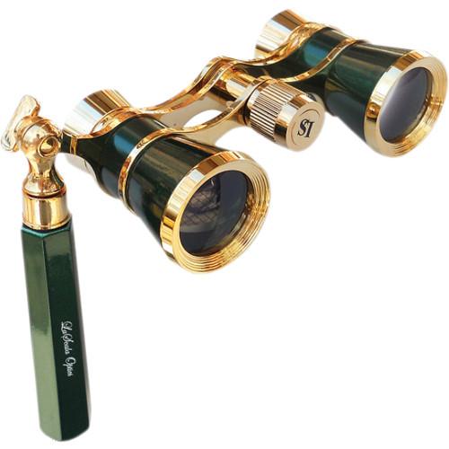 LaScala Optics 3x25 Opera Glasses (Green/Gold) LSI11