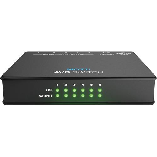 MOTU AVB Switch - Five-Port AVB Ethernet Switch 9305