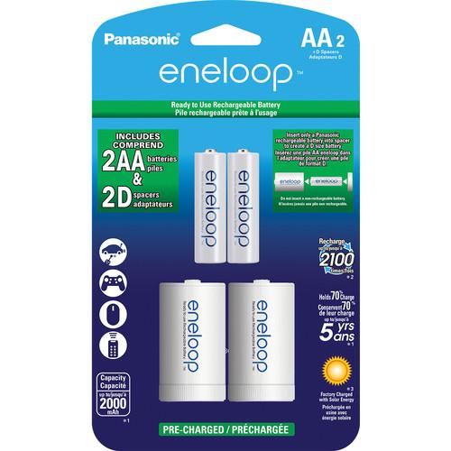 Panasonic Eneloop Rechargeable AA Ni-MH Batteries K-KJS1MCA2BA, Panasonic, Eneloop, Rechargeable, AA, Ni-MH, Batteries, K-KJS1MCA2BA