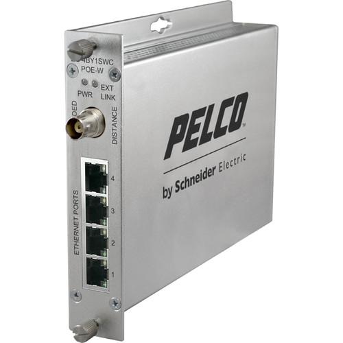 Pelco EthernetConnect EC-4BY1SWC/U Series 4-Port EC4BY1SWCPOEW
