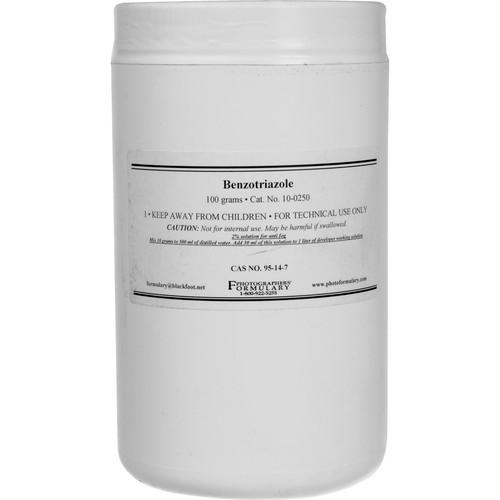 Photographers' Formulary Benzotriazole 10-0250 100G, Photographers', Formulary, Benzotriazole, 10-0250, 100G,