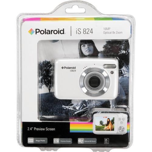 Polaroid  iS824 Digital Camera (White) IS824-WHT, Polaroid, iS824, Digital, Camera, White, IS824-WHT, Video