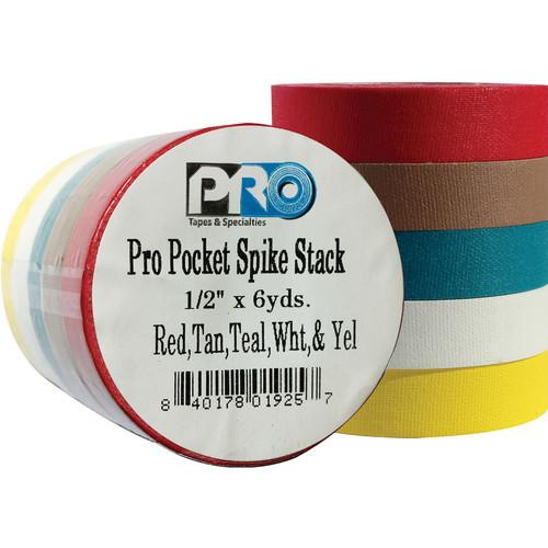 ProTapes Pro Pocket Bright Color Spike Tape 001SPIKES6MBRTSW