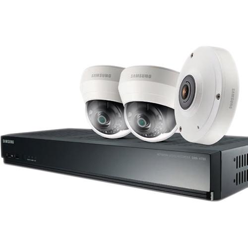 Samsung 4-Channel 1TB NVR with Two Dome & One SRK-3030S