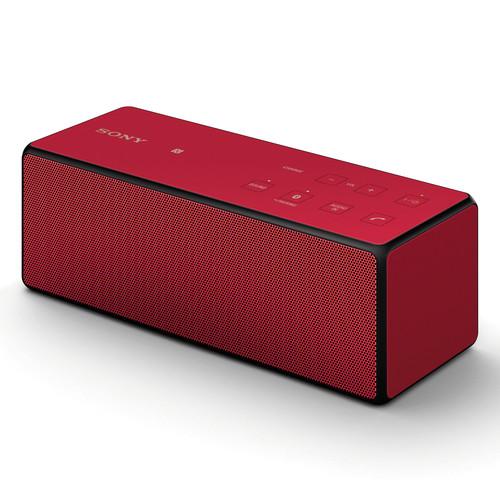 Sony  Portable Bluetooth Speaker (Red) SRSX3/RED