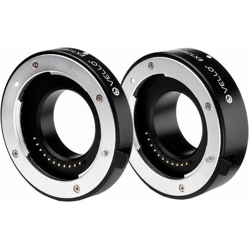 Vello Deluxe Auto Focus Extension Tube Set for Micro EXT-MFTD