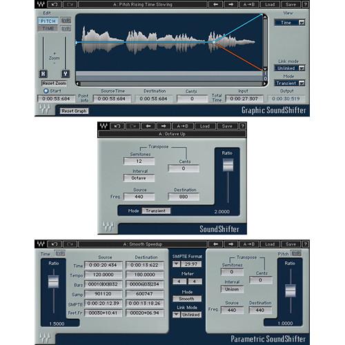 Waves SoundShifter - Pitch and Time-Shift Plug-In SOUSHF, Waves, SoundShifter, Pitch, Time-Shift, Plug-In, SOUSHF,