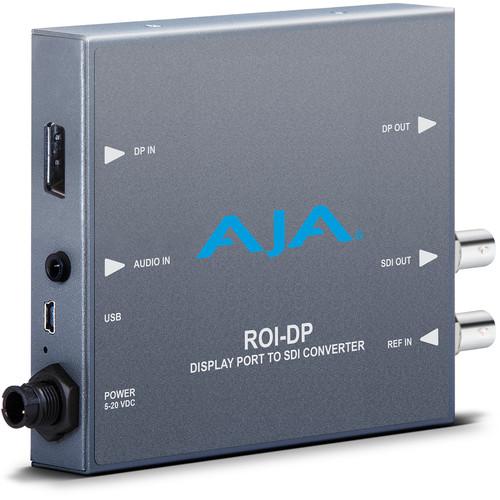 AJA DisplayPort to SDI Mini-Converter with ROI Scaling ROI-DP, AJA, DisplayPort, to, SDI, Mini-Converter, with, ROI, Scaling, ROI-DP