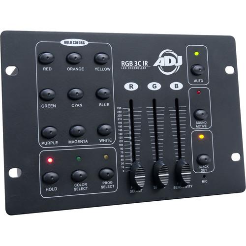 American DJ RGB LED 3-Channel Controller RGB3C IR, American, DJ, RGB, LED, 3-Channel, Controller, RGB3C, IR,