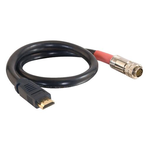 C2G RapidRun 19-pin Male to HDMI Male Passive Flying Lead 42409, C2G, RapidRun, 19-pin, Male, to, HDMI, Male, Passive, Flying, Lead, 42409