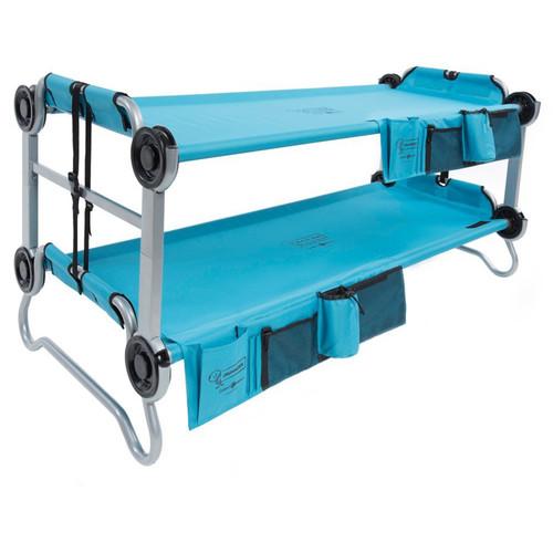 Disc-O-Bed Teal Blue Kid-O-Bunk with Organizers 30105BO, Disc-O-Bed, Teal, Blue, Kid-O-Bunk, with, Organizers, 30105BO,