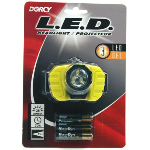 Dorcy 41-2099 28-Lumen LED Headlight (Yellow) 41-2099