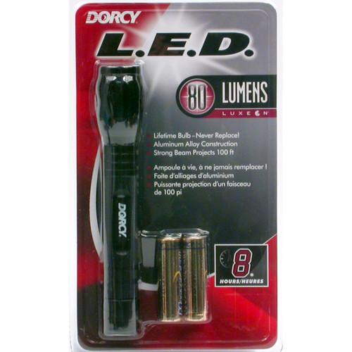Dorcy 80 Lumen LED Aluminum Flashlight (Black) 41-4216