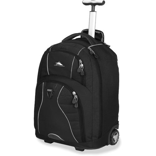 High Sierra Freewheel Wheeled Backpack (Black / Black)