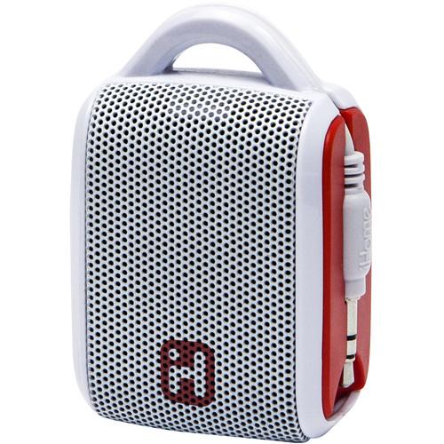 iHome iM54 Rechargeable Mini Speaker (White/Red) IM54WRC, iHome, iM54, Rechargeable, Mini, Speaker, White/Red, IM54WRC,