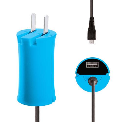 iJOY Micro-USB Wall Charger Set (Blue) WCST- MCLT- BLU, iJOY, Micro-USB, Wall, Charger, Set, Blue, WCST-, MCLT-, BLU,
