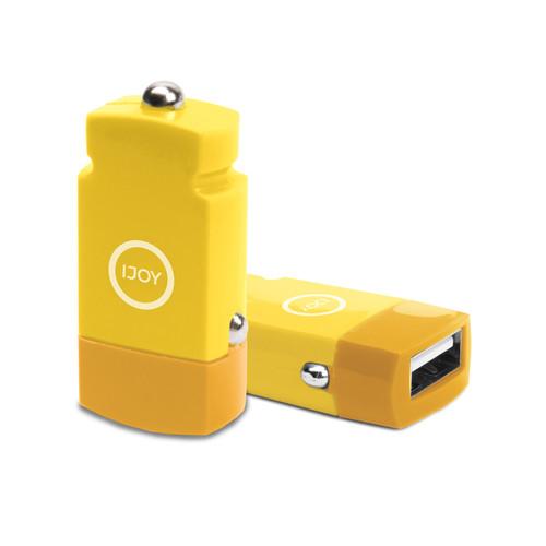 iJOY USB 2.1A Mini Car Charger (Yellow) MINI- YLW, iJOY, USB, 2.1A, Mini, Car, Charger, Yellow, MINI-, YLW,