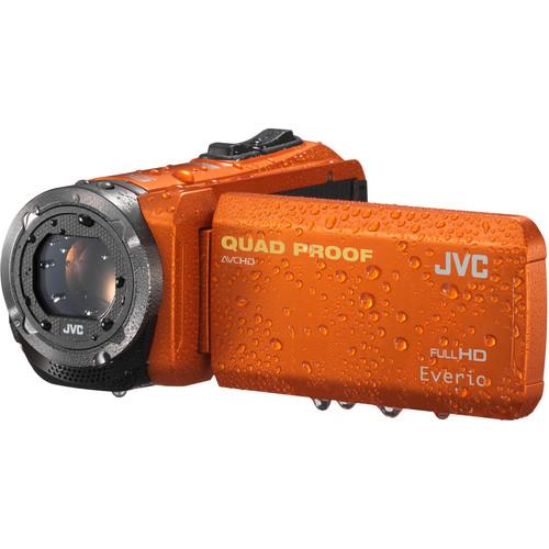 JVC GZ-R320DUS Quad-Proof HD Camcorder (Orange) GZR320DUS