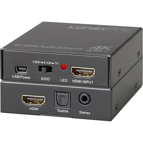 KanexPro  4K HDMI Audio De-Embedder HAECOAX2, KanexPro, 4K, HDMI, Audio, De-Embedder, HAECOAX2, Video