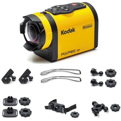 Kodak PIXPRO SP1 Action Camera with Explorer Pack SP1-YL3