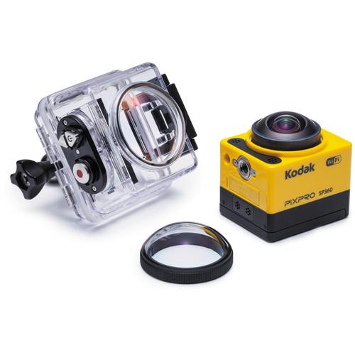 Kodak PIXPRO SP360 Action Camera with Aqua Sport Pack SP360-YL4
