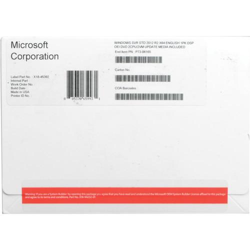 Microsoft Server 2012 R2 Standard 64-Bit License & P73-06165