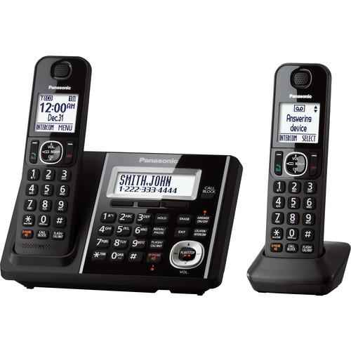 Panasonic Cordless Phone and Answering Machine with 2 KX-TGF342B, Panasonic, Cordless, Phone, Answering, Machine, with, 2, KX-TGF342B
