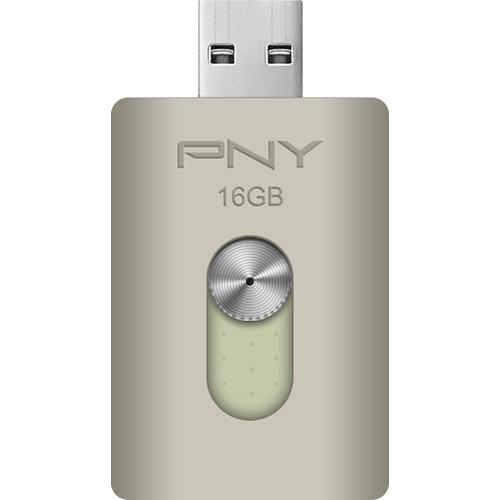PNY Technologies 16GB Duo-Link On-the-Go USB P-FDI16GOTGA-GE, PNY, Technologies, 16GB, Duo-Link, On-the-Go, USB, P-FDI16GOTGA-GE,