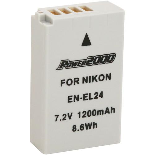 Power2000 EN-EL24 Rechargeable Lithium-Ion Battery ACD-432, Power2000, EN-EL24, Rechargeable, Lithium-Ion, Battery, ACD-432,