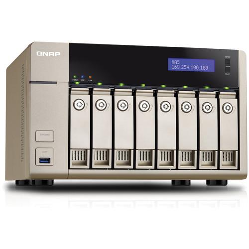 QNAP TVS-863 -16G 24TB (8 x 3TB) 8-Bay Golden Cloud Turbo vNAS, QNAP, TVS-863, -16G, 24TB, 8, x, 3TB, 8-Bay, Golden, Cloud, Turbo, vNAS