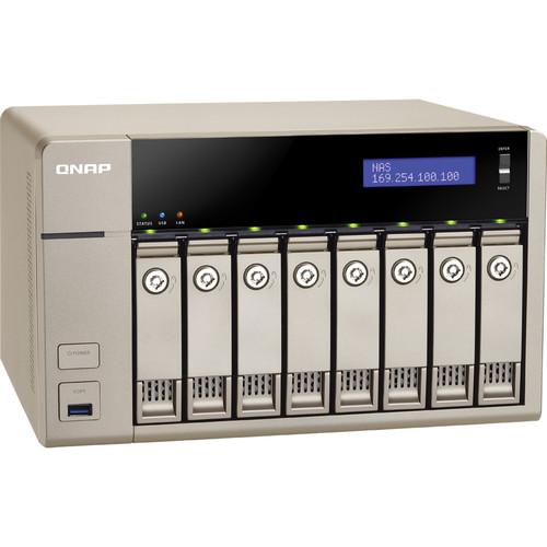 QNAP TVS-863-4G 24TB (8 x 3TB) 8-Bay Golden Cloud Turbo vNAS Kit