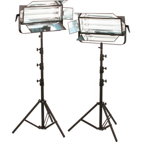 Smith-Victor FLO-110 220W Dimmable Fluorescent 2-Light Kit