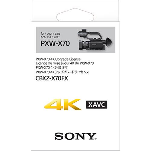 Sony 4K Upgrade License Key for Sony PXW-X70 CBKZ-X70FX