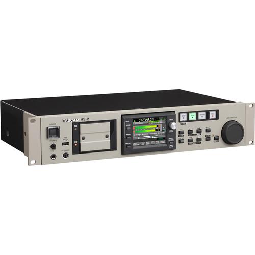 Tascam HS-2 Rackmount Solid-State Stereo Audio Recorder HS2.B, Tascam, HS-2, Rackmount, Solid-State, Stereo, Audio, Recorder, HS2.B