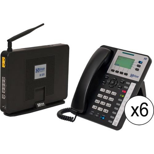 XBLUE Networks X-25 System Bundle with Six X3030 VoIP V2506