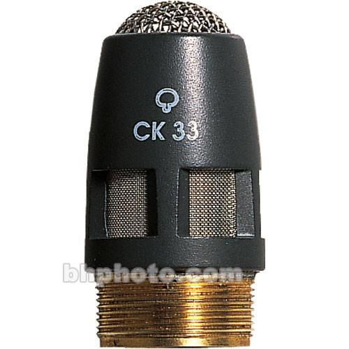 AKG CK33 Modular Hyper-Cardioid Microphone Capsule 2765X00220, AKG, CK33, Modular, Hyper-Cardioid, Microphone, Capsule, 2765X00220